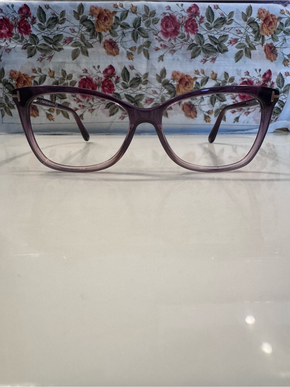 Tom Ford Translucent Lavender Ombre Glasses
